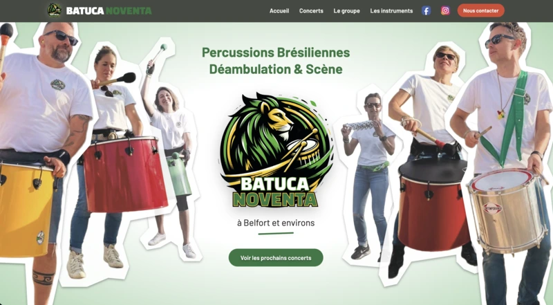 Aperçu du site Batuca Noventa